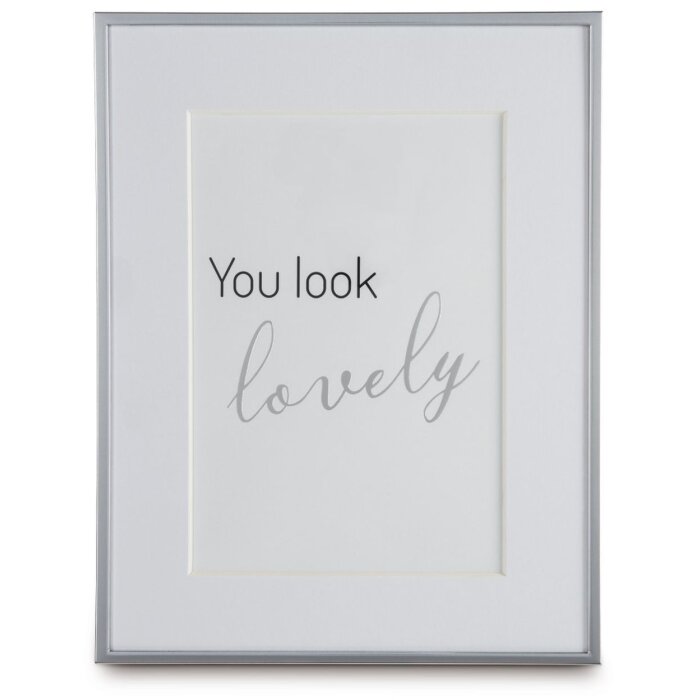 Hama hliníkový fotorámeček Sassy stříbrný lesklý 10x15 cm