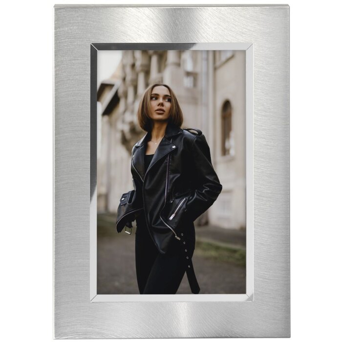 Hama hliníkový fotorámeček Roma 13x18 cm stříbrný