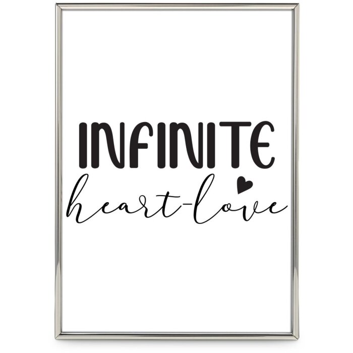 Kovový fotorámeček Hama Infinity 10x15 cm stříbrný lesklý