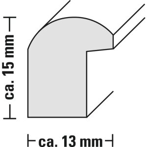 Plastový rám Hama Swing 20x30 cm černý