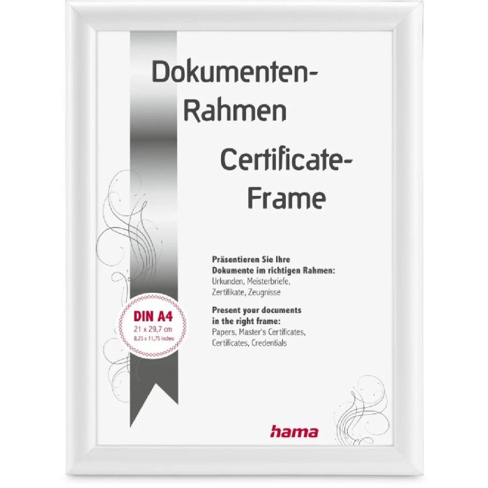 Hama plastový rám Swing 21x29,7 cm bílý
