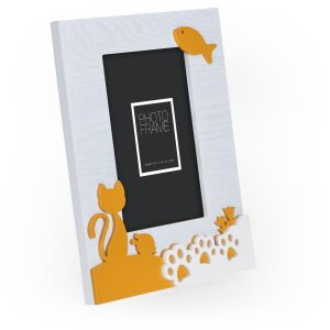 ZEP kočičí fotorámeček Minu 10x15 cm oranžový