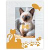ZEP kočičí fotorámeček Minu 10x15 cm oranžový