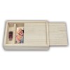 ZEP dřevěný box na fotografie USB fotografie 15x20 cm dřevěný box 28,5x18,5x5 cm