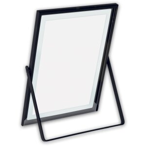 Kovový obrazový rám ZEP Marion black 13x18 cm float glass floating look
