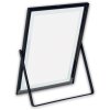 Kovový obrazový rám ZEP Marion black 13x18 cm float glass floating look