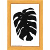 Dřevěný rám Walther Liv Monstera 10x15 cm přírodní