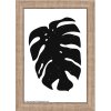 Dřevěný rám Walther Liv Monstera 10x15 cm šedý