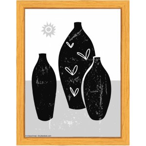 Dřevěný rám Walther Liv Monstera 15x20 cm...