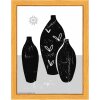 Dřevěný rám Walther Liv Monstera 15x20 cm přírodní