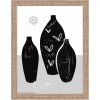 Dřevěný rám Walther Liv Monstera 15x20 cm šedý