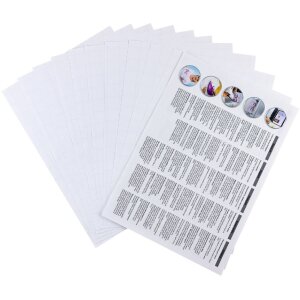 HERMA 4524 Transferová fólie na trička A4 pro světlé textilie 10 listů
