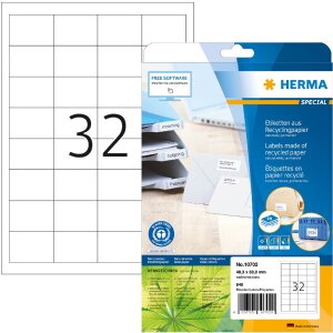 HERMA 10702 Etikety recyklovaný papír A4...