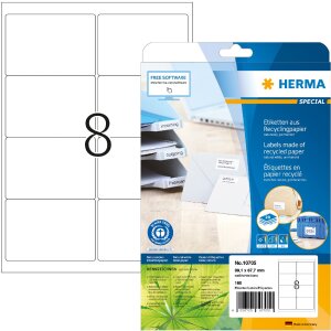 HERMA 10705 Etikety recyklovaný papír A4...