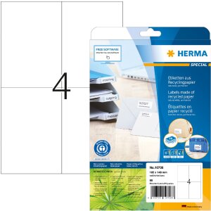HERMA 10706 Etikety recyklovaný papír A4...