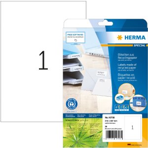 HERMA 10708 Etikety recyklovaný papír A4...