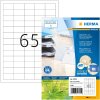 HERMA 10725 Recyklované papírové etikety A4 38,1x21,2 mm bílé permanentní lepidlo