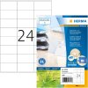 HERMA 10728 Recyklované papírové etikety A4 70x36 mm bílé permanentní lepidlo