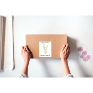 HERMA 10731 Recyklované papírové etikety A4 99,1x38,1 mm bílé s permanentním lepidlem