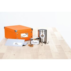 HERMA 10733 Recyklované papírové etikety A4 105x48 mm bílé s permanentním lepidlem