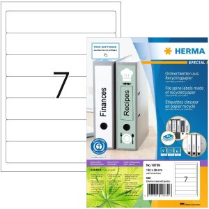 HERMA 10739 Etikety na pořadače A4 192x38mm...
