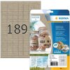 HERMA 10750 Silphie papírové etikety A4 25,4x10 mm přírodní hnědá permanentní lepidlo