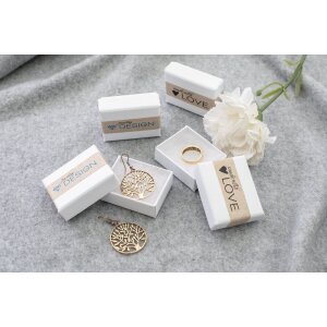 HERMA 10752 Štítky A4 48,3x33,8 mm přírodní hnědý papír Silphie 20 listů
