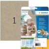 HERMA 10758 Štítky Silphie papír A4 210 x 297 mm přírodní hnědý permanentní