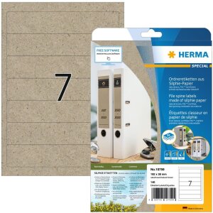 HERMA 10759 Etikety do pořadačů A4 192x38mm...