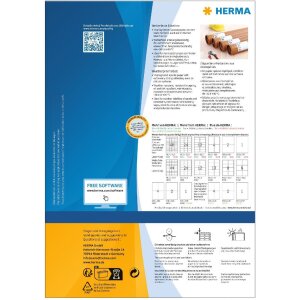 HERMA 10773 Štítky odolné proti povětrnostním vlivům A4 105x148 mm bílé 320 štítků