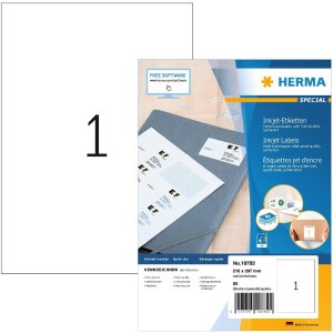 HERMA 10782 Inkoustové etikety A4 210x297 mm...