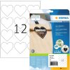 HERMA 10791 Prémiové štítky se srdíčky A4 Ø60 mm bílé permanentní