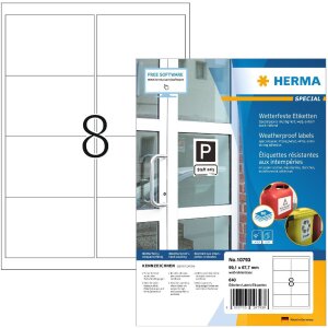 HERMA 10793 Štítky odolné proti...