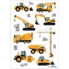 HERMA 15493 Magic Sticker Stavební vozidla Transpuffy Set