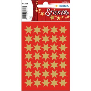 HERMA 15500 Dekorační samolepky poinsettias zlatá sada