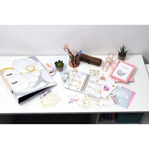 HERMA 15534 Kreativní samolepka Hearts Gold Silver Loving Design Set