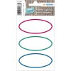HERMA 15663 HOME etikety tříbarevné oválné 76x35 mm 18 kusů
