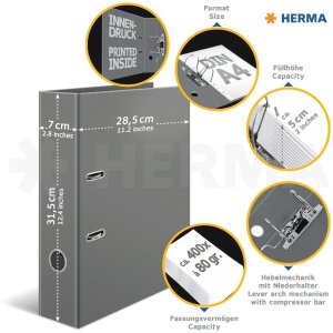 HERMA 19559 Složka s motivy A4 Jarní květiny 70 mm