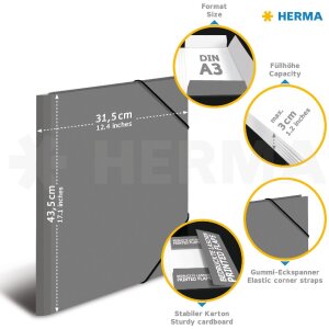HERMA 19633 A3 Kartonová složka Fritz the Worm