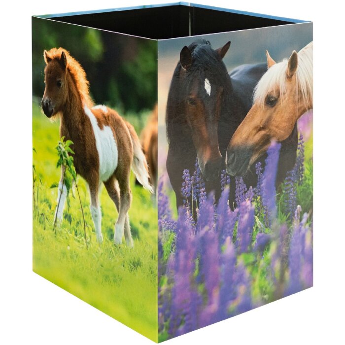 HERMA 19741 odpadkový koš kůň louka design karton 22x31,5cm
