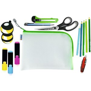 HERMA 20010 Univerzální kapsa A5 26x20cm zelená na zip