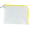 HERMA 20017 Univerzální kapsa A4+ síťovaný vzhled na zip žlutá 36x28 cm
