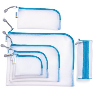 HERMA 20025 Univerzální kapsa A6 modrá 19x14cm rohový zip