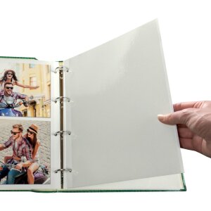 ZEP samolepicí fotoalbum Madridský kroužkový pořadač 27x32 cm vinylový obal 4-kroužková mechanika