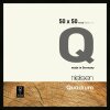 Nielsen Quadrum dřevěný rám 50x50 cm černá borovice normální sklo