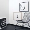Nielsen Quadrum dřevěný rám 50x50 cm černá borovice normální sklo