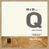Nielsen Quadrum dřevěný rám 50x50 cm dub přírodní normální sklo montáž na stěnu