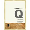 Nielsen dřevěný odnímatelný rám Quadrum 29,7x42 cm zlatý