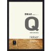 Dřevěný odnímatelný rám Nielsen Quadrum 29,7x42 cm raven black
