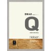 Nielsen dřevěný odnímatelný rám Quadrum 29,7x42 cm cementově šedý